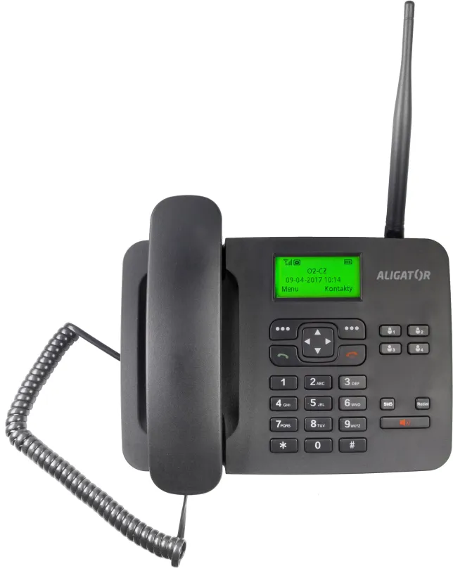 Mobilný telefón Aligator T100 čierny