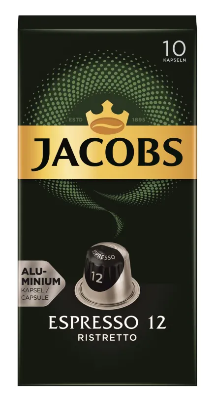 Kávové kapsule Jacobs Espresso Ristretto Kapsule 10 Ks
