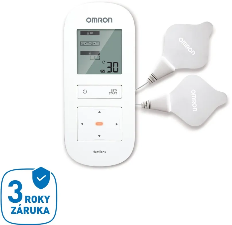 Elektrostimulátor Omron HeatTens, 3roky záruka, na liečbu bolesti, vhodný pri bolesti bedr
