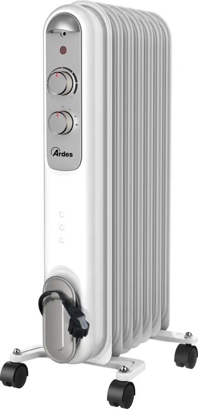 Elektrický radiátor Ardes 4R07S, do bytu, do domu a na chatu, vykurovací výkon 1500 W, 3 n