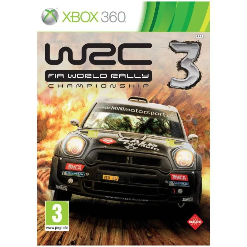 Hra na konzole WRC 3: FIA World Rally Championship - Xbox 360