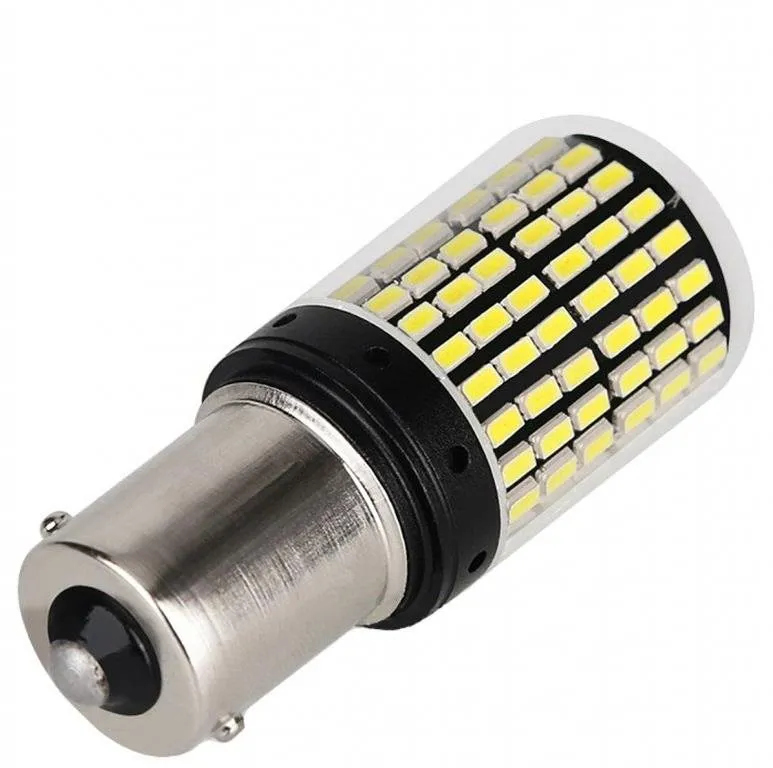 LED autožiarovka Rabel Ba15s 144 4014 Canbus P21W 1156 biela