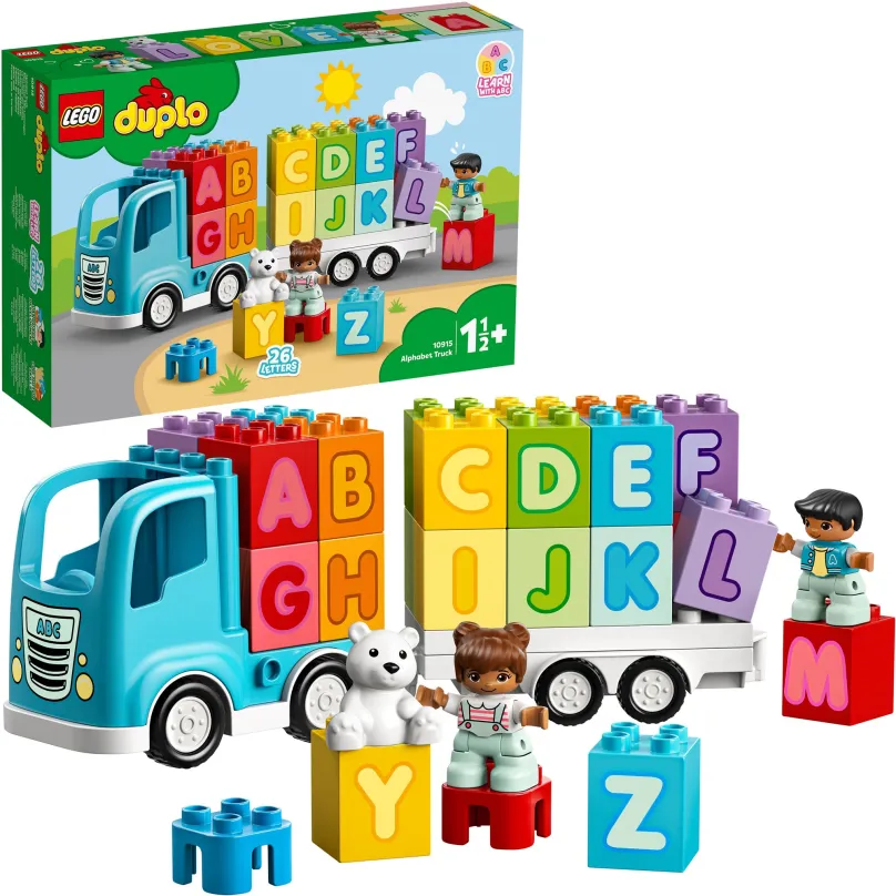 LEGO stavebnica LEGO® DUPLO® 10915 Nákladiak s abecedou