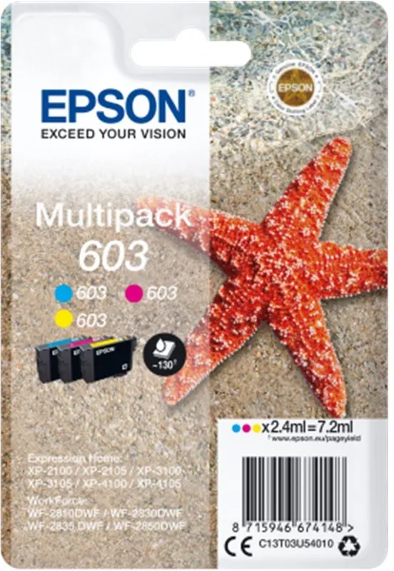 Cartridge Epson 603 farebná