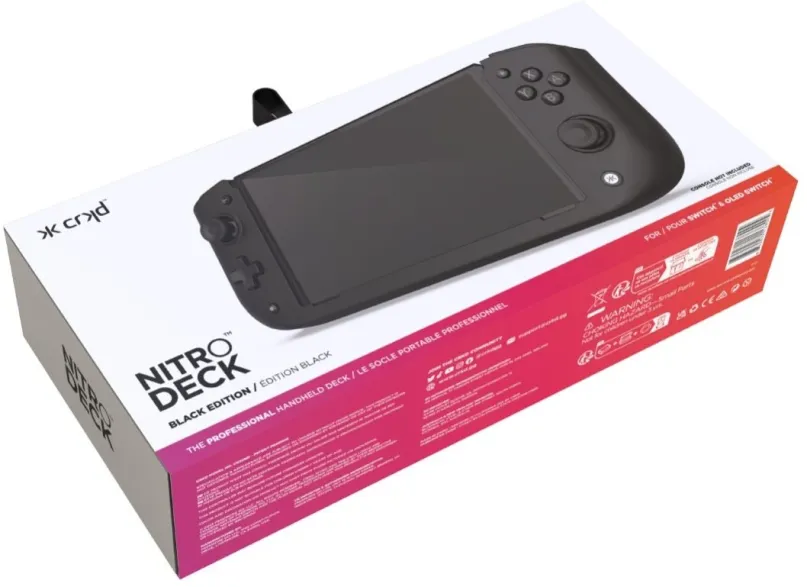 Gamepad Nitro Deck Black Edition - Nintendo Switch, pre Nintendo Switch, USB-C, analógové