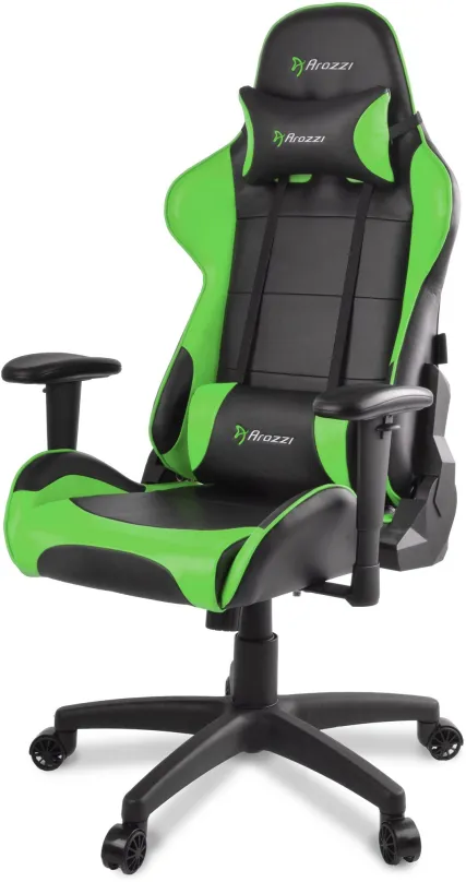 Herná stolička AROZZI Verona V2 čierno/zelená