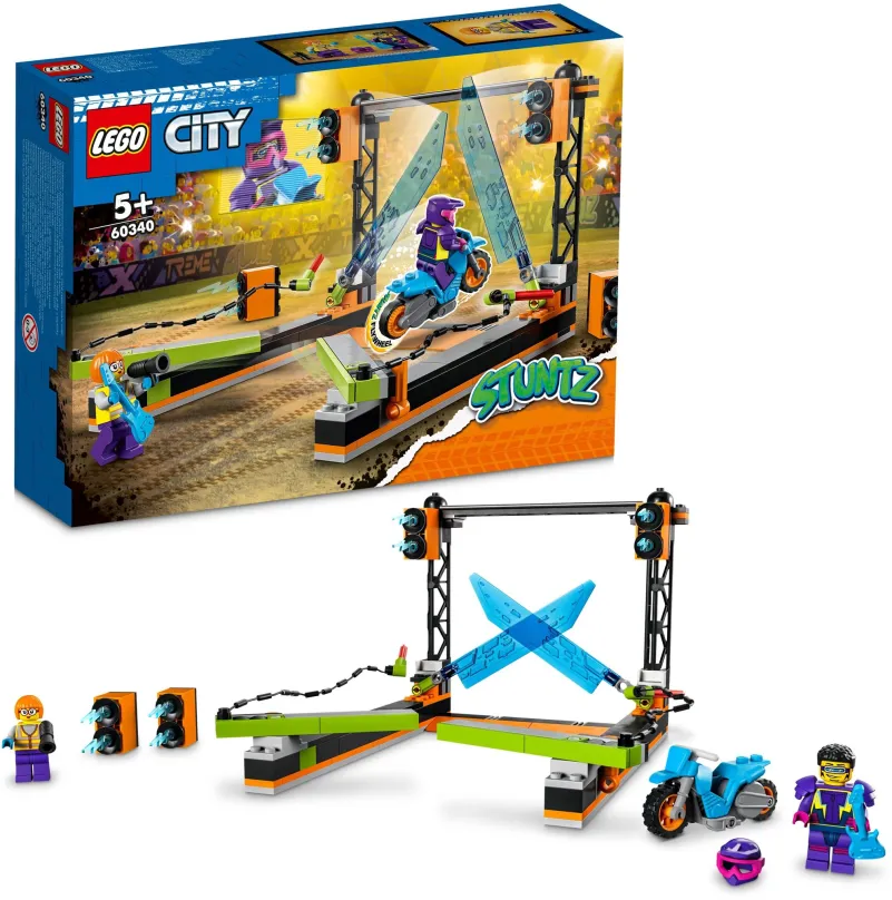 LEGO stavebnica LEGO® City 60340 Kaskadérska výzva s čepeľami