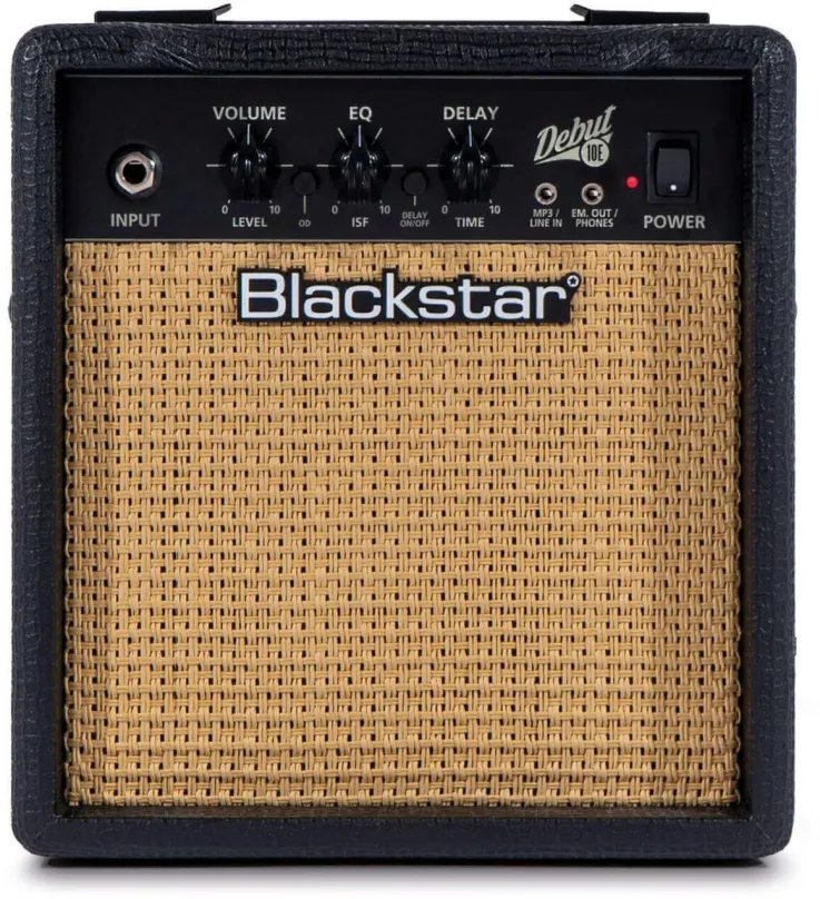 Kombo BLACKSTAR Debut 10E - Black, gitarové, tranzistorové, výkon 10 W, 2 kanály, delay ef