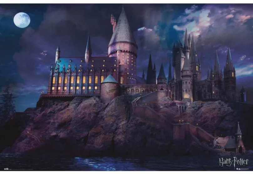 Plagát Harry Potter - Bradavice - Hogwarts - plagát