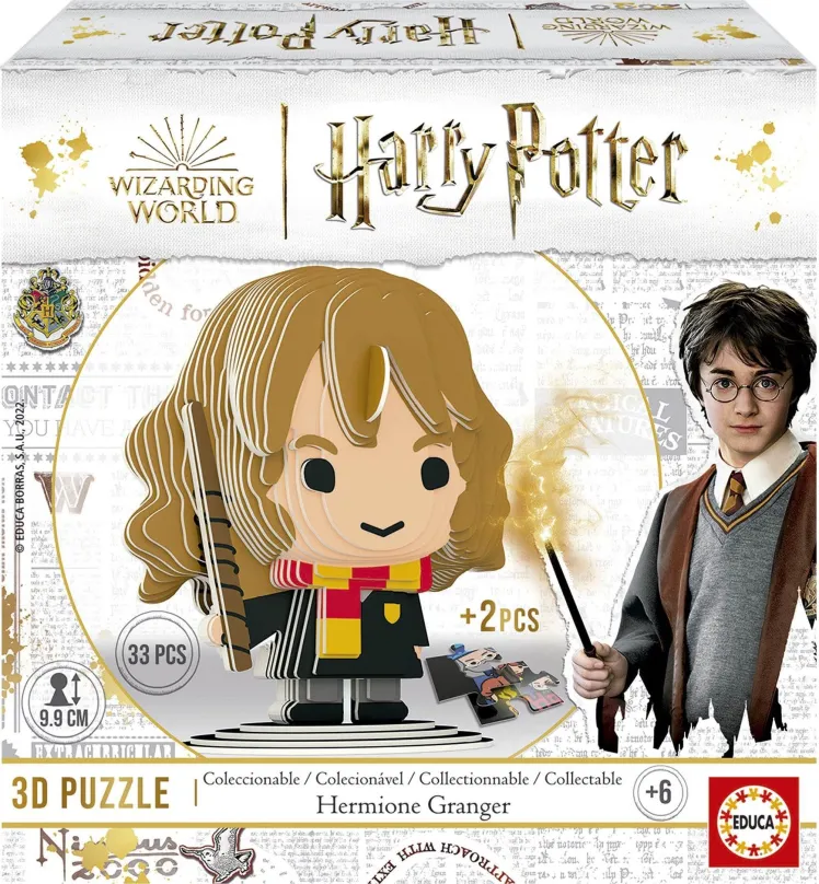 3D puzzle EDUCA 3D puzzle Harry Potter: Hermiona Grangerová 33 dielikov