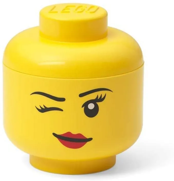 Úložný box LEGO úložná hlava (mini) - whinky, , rozmery 10,2 x 10,2 x 12 cm (ŠxVxH), hmotn