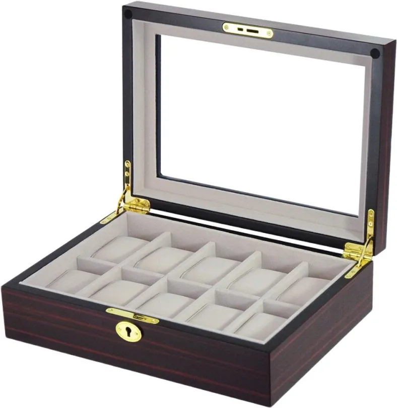 Box na hodinky Gaira Kazeta na hodinky 21087-10-15, 29 x 20 x 9 cm, drevený box, na 10 ks