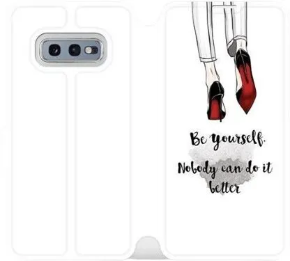 Kryt na mobil Flipové púzdro na mobil Samsung Galaxy S10e - M046P Be yourself
