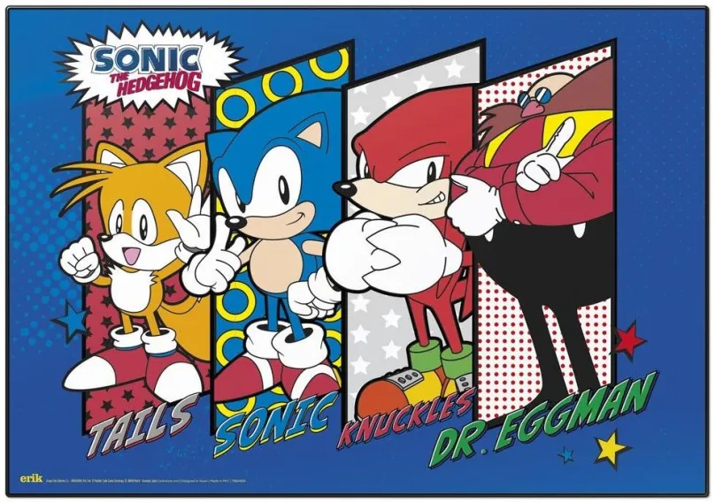 Podložka na stôl Sonic: The Hedgehog - podložka na stôl