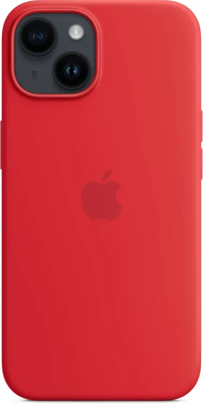 Kryt na mobil Apple iPhone 14 Silikónový kryt s MagSafe (PRODUCT)RED
