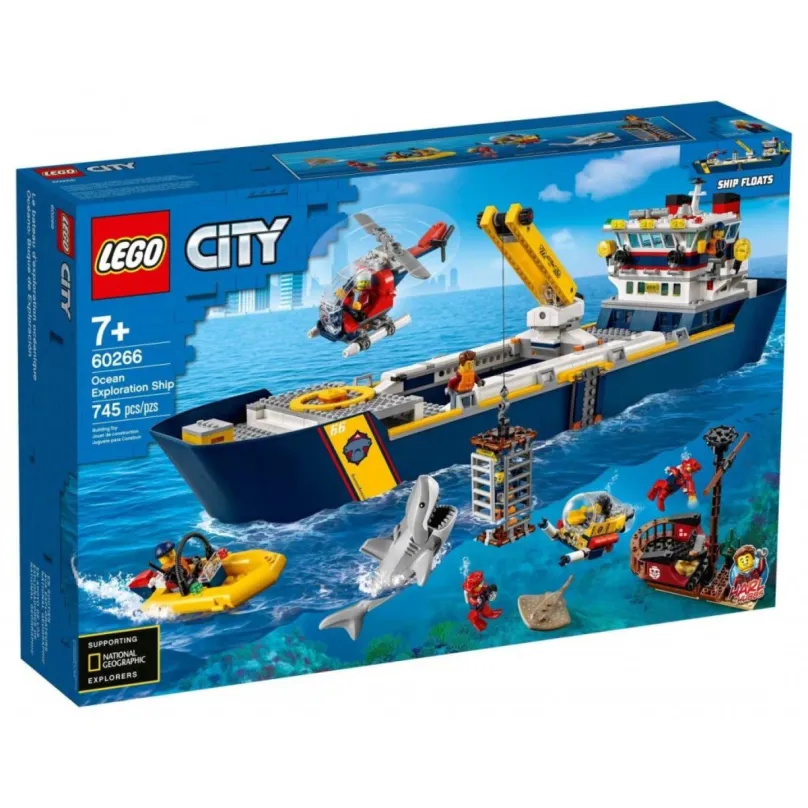 LEGO stavebnice LEGO City 60266 Oceánska prieskumná loď