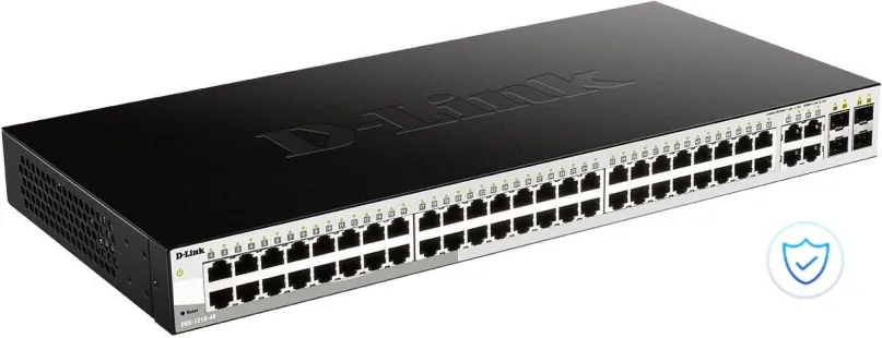 Switch D-Link DGS-1210-48, 4x SFP, L2, QoS (Quality of Service), spravovateľnosť (smart sw