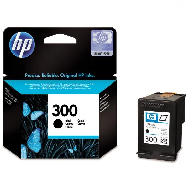 HP originálny ink CC640EE, HP 300, čierna, 200str., 4ml, HP DeskJet D2560, F4280, F4500