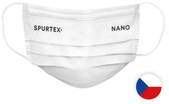 Ústenka SpurTex® Nanoruška PP Standard 50 ks, na ochranu dýchacích ciest, unisex, balenie