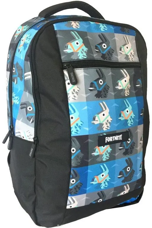 Školský batoh fortným Backpack modro-čierny