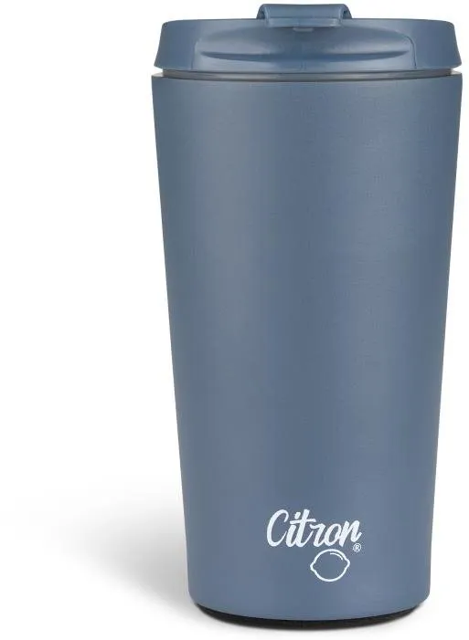 Termohrnček Citrón Cestovný termohrnček 370 ml Blue