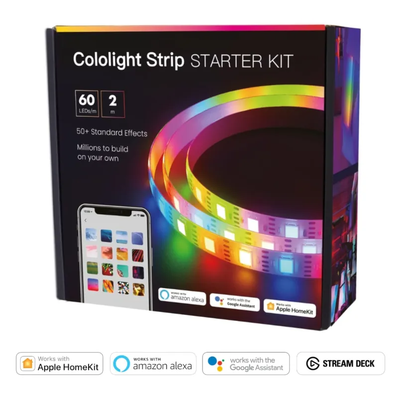 Cololight Strip Starter Kit - smart LED pásik, 60 LED/m, 2 m
