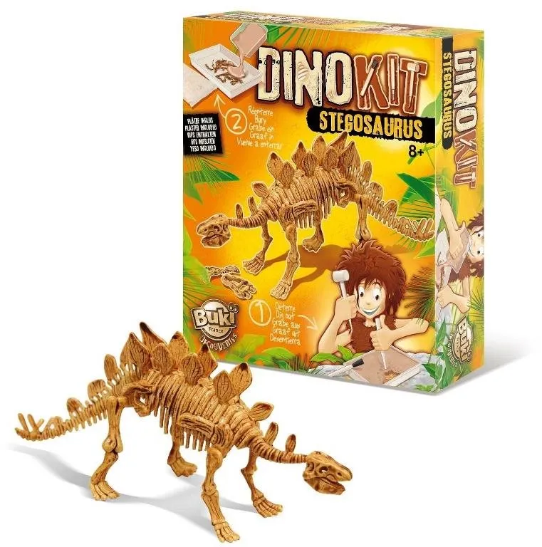 Experimentálna sada DinoKIT vykopávka a kostra Stegosaurus