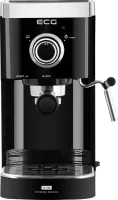 Pákový kávovar ECG ESP 20301 Black, tlak 20 bar, objem nádržky na vodu 1,25 l, cappuccin