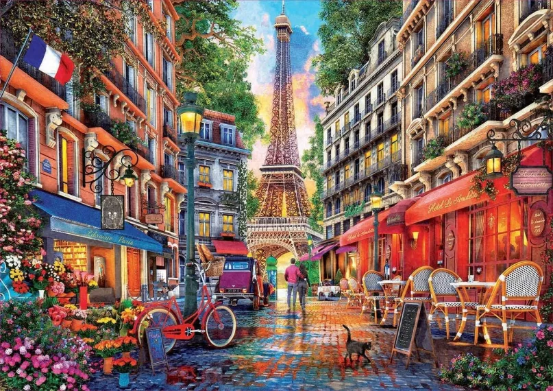 Puzzle Educa Puzzle Paríž 1000 dielikov