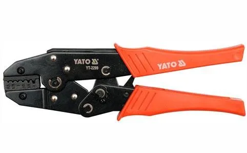 Krimpovacie kliešte YATO Kliešte konektorové 230mm, 22-12(AWG), 0,5-4,00mm2