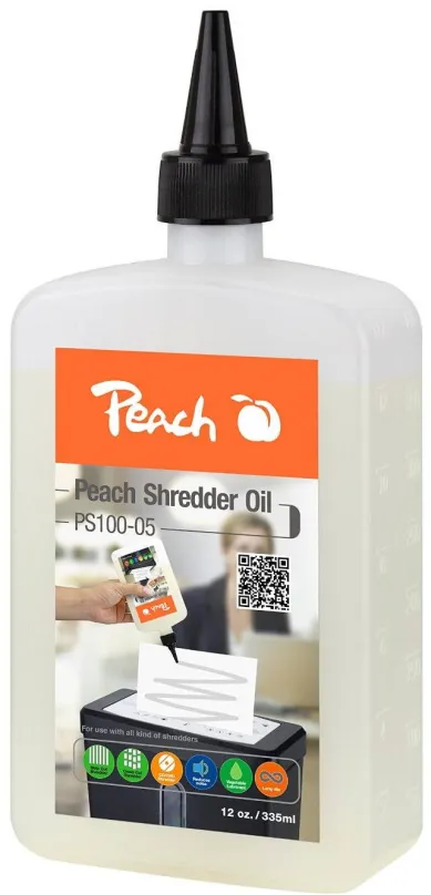 Olej do skartovačky PEACH Shredder Service Kit PS100-05, na údržbu skartovacích strojov, 3