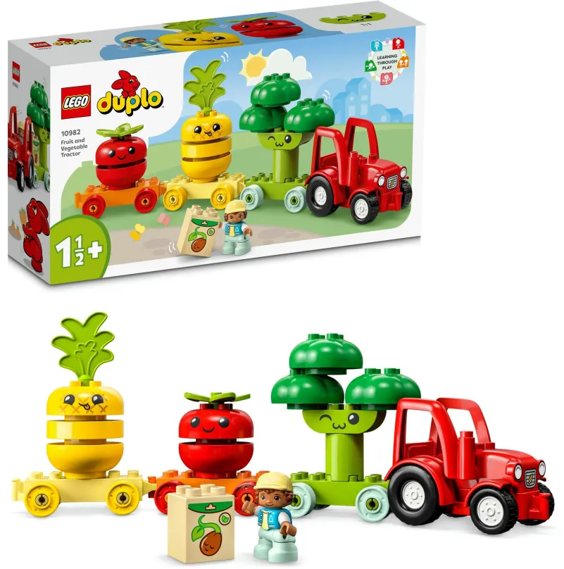 LEGO stavebnica LEGO® DUPLO® 10982 Traktor so zeleninou a ovocím