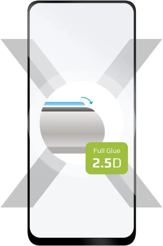 Ochranné sklo FIXED FullGlue-Cover pre Realme GT 5G čierne