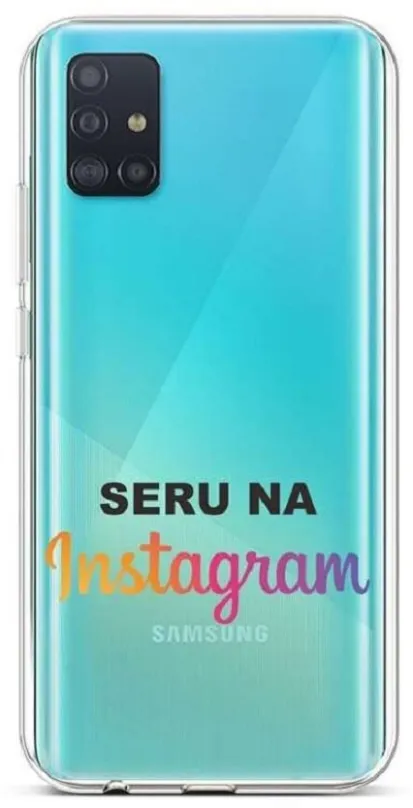 Kryt na mobil TopQ Samsung A51 silikón Instagram 51411