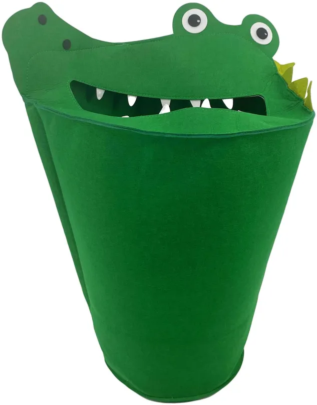 Úložný box H&L detský kôš Krokodíl, zelený