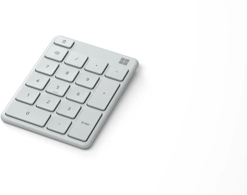 Numerická klávesnica Microsoft Wireless Number Pad Glacier