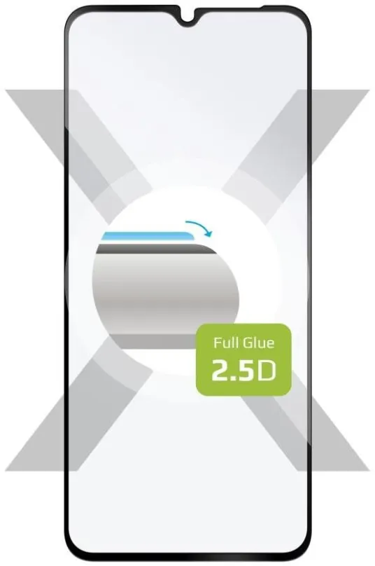 Ochranné sklo FIXED FullGlue-Cover pre Motorola Moto E13 čierne