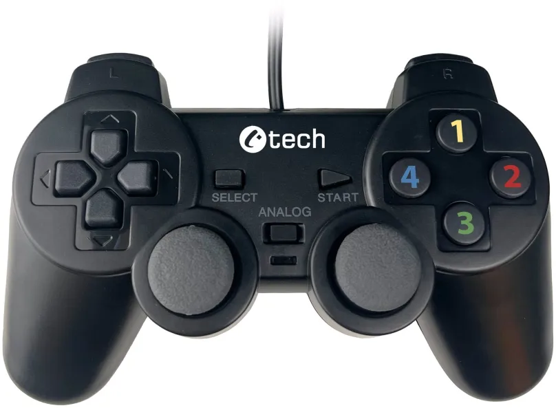 Gamepad C-Tech Callon, pre PC a PS3, kompatibilný so systémom Windows 10, káblové pripojen