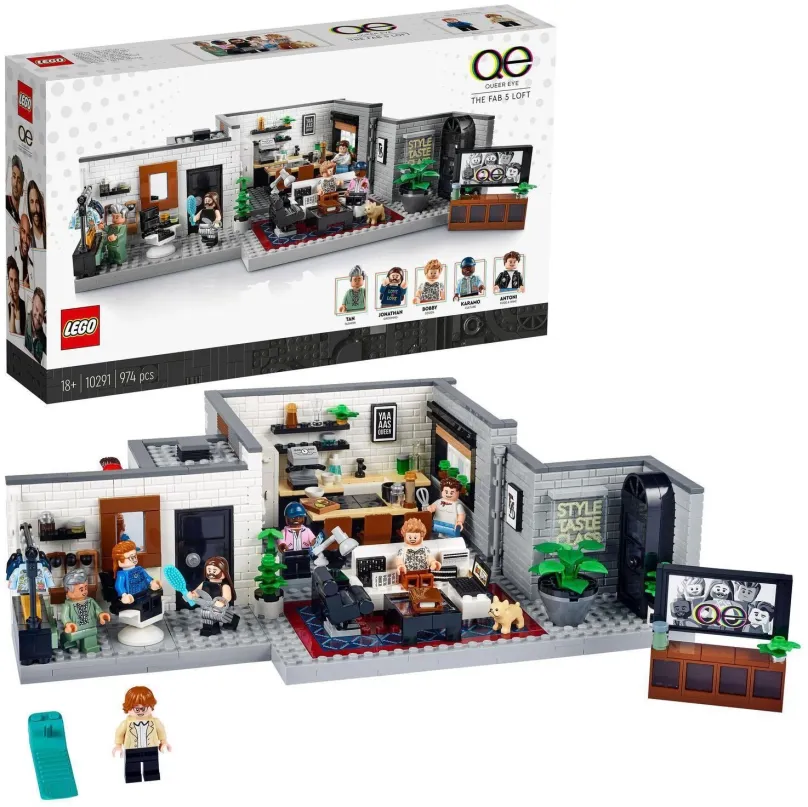 LEGO stavebnica LEGO® Icons 10291 Queer tím – byt „Úžo Päťky“