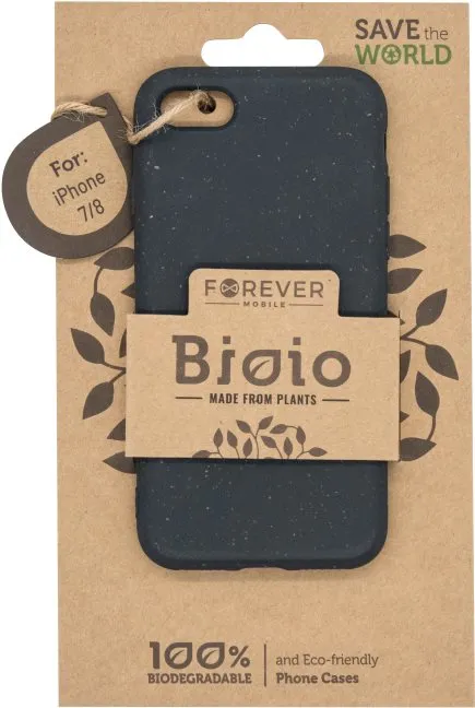 Kryt na mobil Forever Bioio pre iPhone 7/8 / SE (2020) čierny