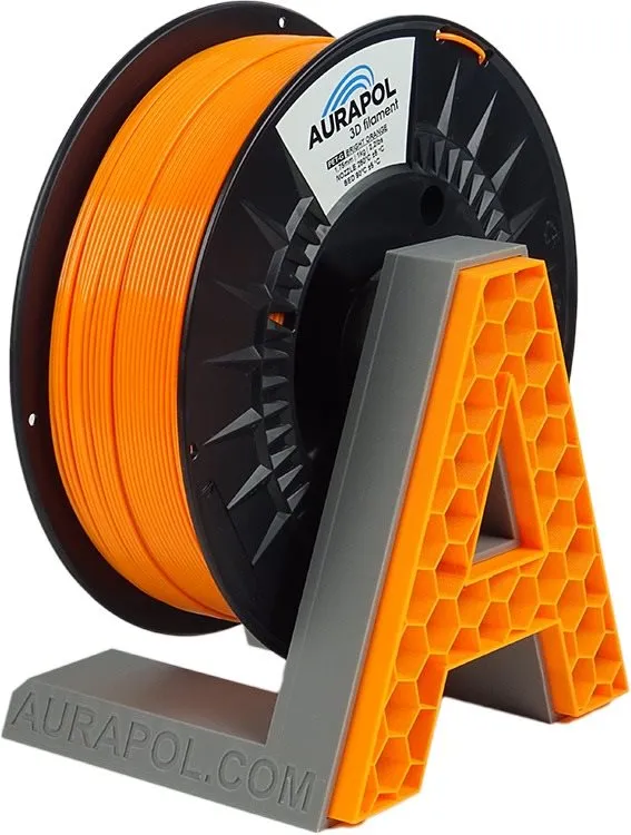 Filament AURAPOL PET-G Filament Oranžová 1 kg 1,75 mm AURAPOL, materiál PETG, priemer 1,75