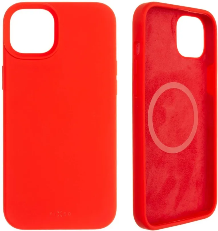 Kryt na mobil FIXED MagFlow s podporou MagSafe pre Apple iPhone 14 Plus červený