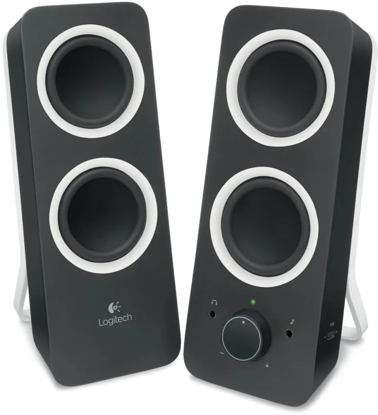 Reproduktory Logitech Multimedia Speakers Z200 Black, aktívny, 2.0 s výkonom 10W, 3,5 mm j