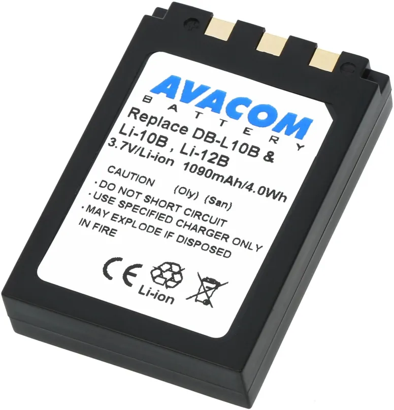 Batéria pre fotoaparát Avacom za Olympus LI-10B, LI-12B Li-ion 3.7V 1090mAh