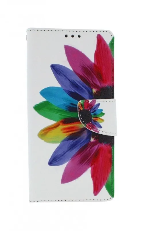 Kryt na mobil TopQ Kryt Xiaomi Redmi Note 9 knižkový Farebná kvetina 53968