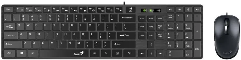 Set klávesnice a myši Genius SlimStar C126 - SK/SK