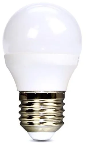 Solight LED žiarovka, miniglobe, 6W, E27, 3000K, 450L