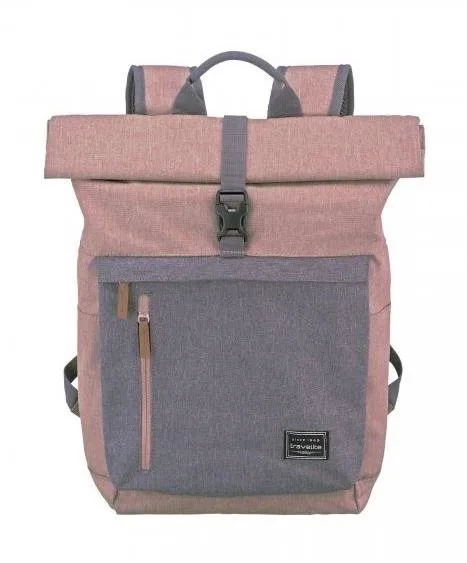 Mestský batoh Travelite Basics Roll-up Backpack Rose