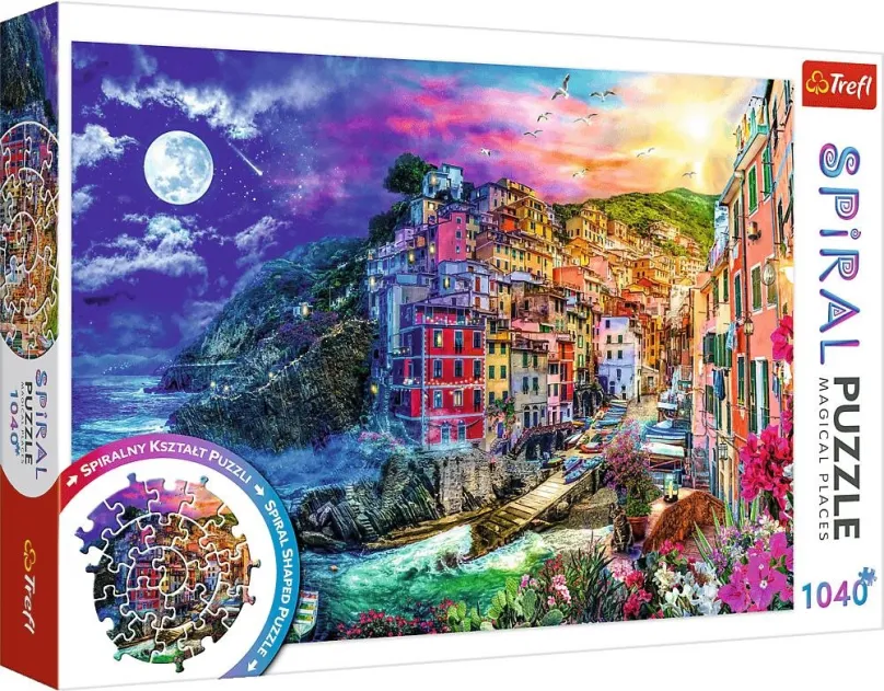 Puzzle Trefl Spiral puzzle Čarovný záliv, Cinque Terre 1040 dielikov