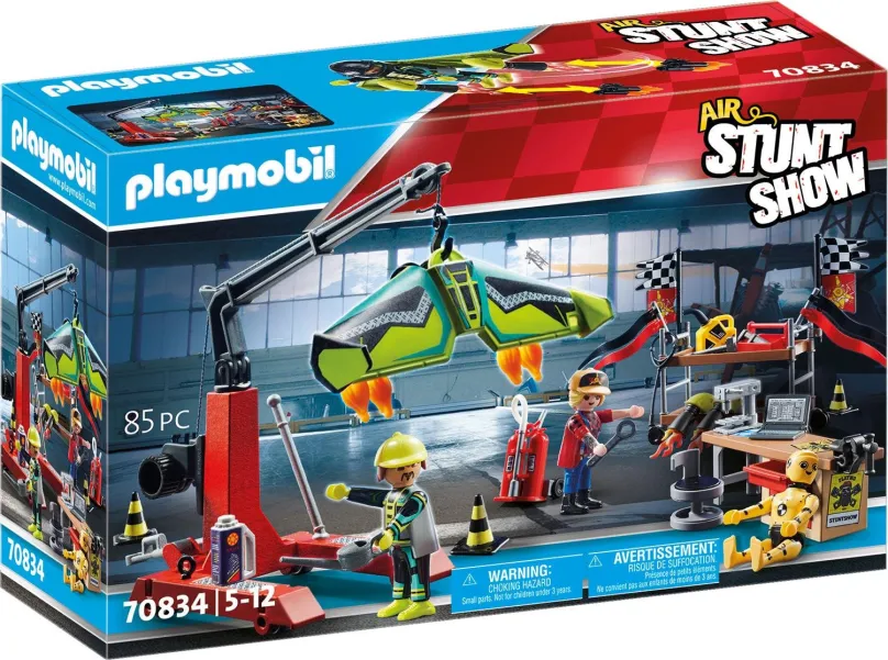 Stavebnica Playmobil 70834 Air Stuntshow Servisné stanice